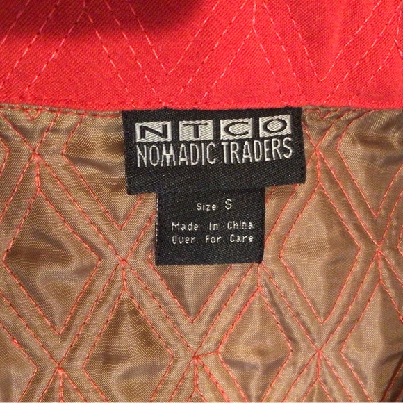 NTCO Nomadic Traders Quilted Microsuede Zip Front Vest Size Small - Picture 6 of 7